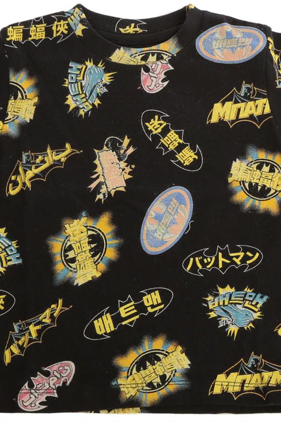  [키즈] 일레븐파리 티셔츠 리틀 일레븐 파리 일본 배트맨 티 블랙 - ELEVENPARIS