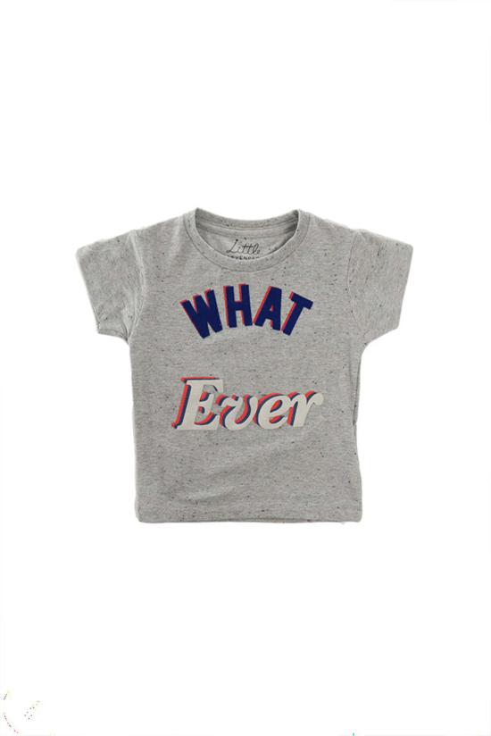  [키즈] 일레븐파리 티셔츠 키즈 리틀 일레븐 파리 인용구 Ss 티 그레이