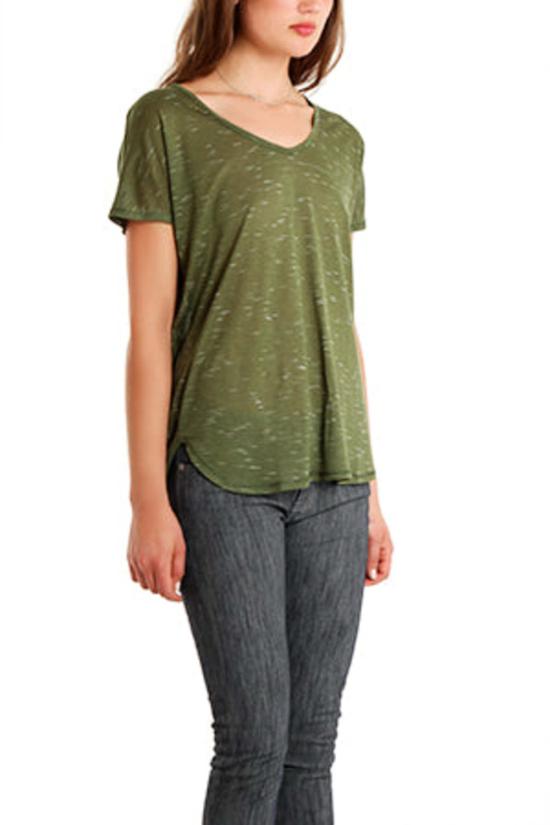  블루&크림 반팔 티셔츠 매제스틱 티 정글 - BLUE&CREAM