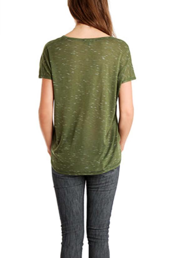  블루&크림 반팔 티셔츠 매제스틱 티 정글 - BLUE&CREAM