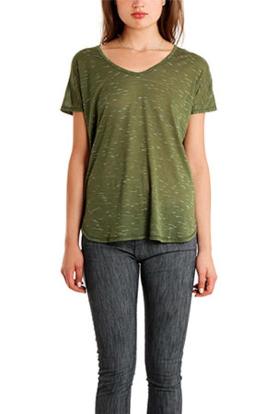  블루&크림 반팔 티셔츠 매제스틱 티 정글