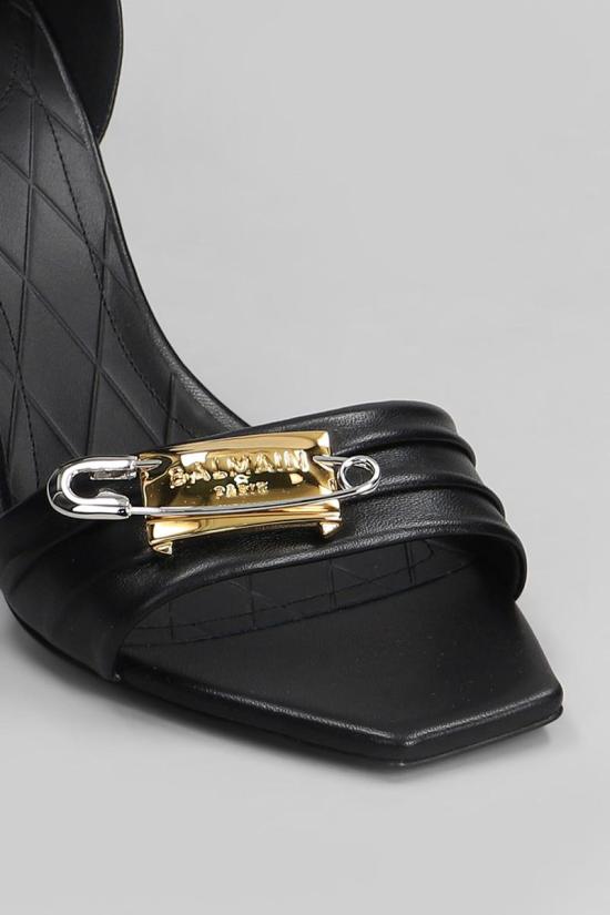 25SS 발망 샌들 414889 EN1UH080LNAP Black - BALMAIN