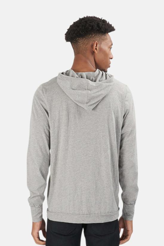  Blue&Cream 폴로 티셔츠 블루&크림 헨리 후드 티셔츠 그레이 - BLUE&CREAM