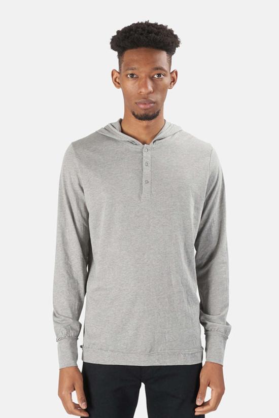  Blue&Cream 폴로 티셔츠 블루&크림 헨리 후드 티셔츠 그레이