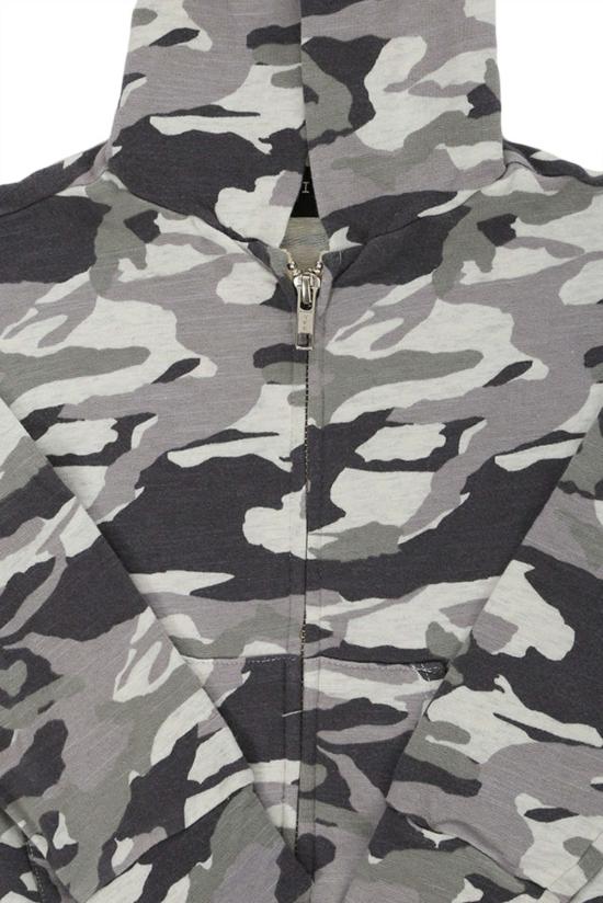  [키즈] 먼로우 풀오버 키즈  카모 지퍼 후드 티 애쉬 - MONROW