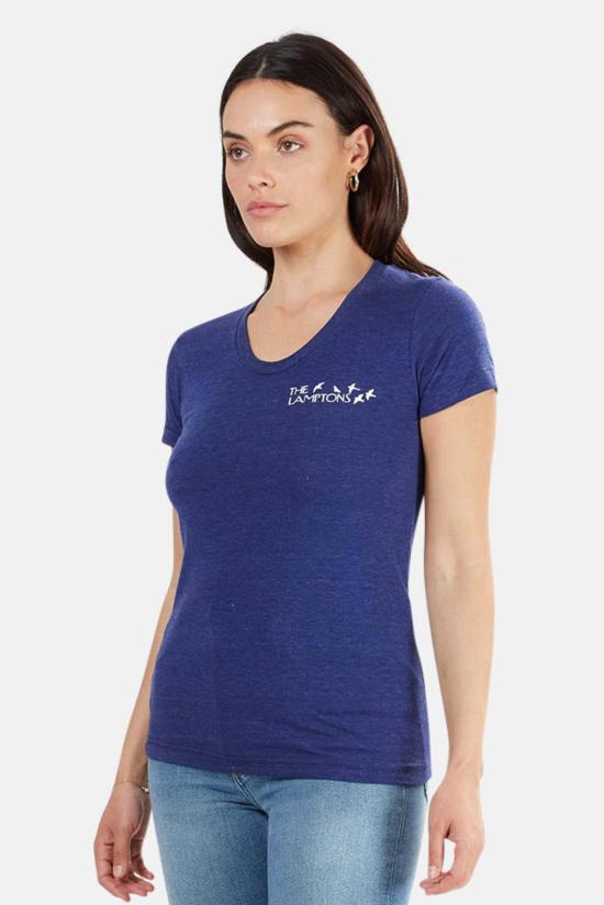  블루&크림 반팔 티셔츠 램튼스 크루넥 티셔츠 네이비 - BLUE&CREAM