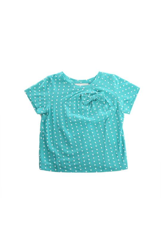 [키즈] 3.1 필립림 티셔츠 어린이 3.1 필립 림 레이즈드 폴카 도트 리본 티셔츠 터키석
