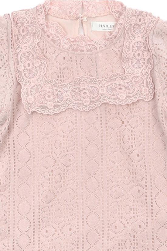  [키즈] Hailey 티셔츠 키즈 헤일리 레이스 티 핑크 - HAILEY