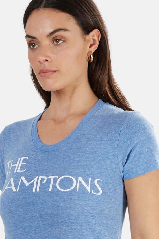  블루&크림 반팔 티셔츠 램튼스 크루넥 티셔츠 헤더 블루 - BLUE&CREAM