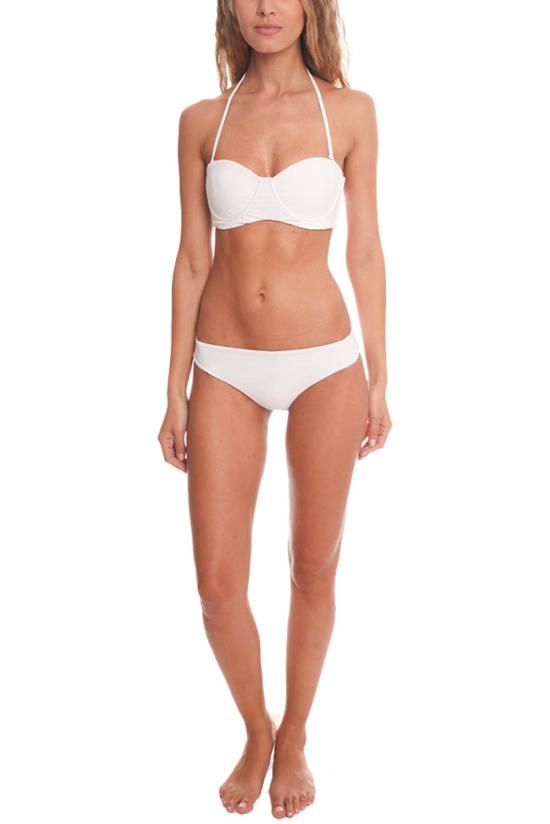  Tori Praver 비키니 수영복 Hoku 바닥 흰색 - OTHER BRANDS