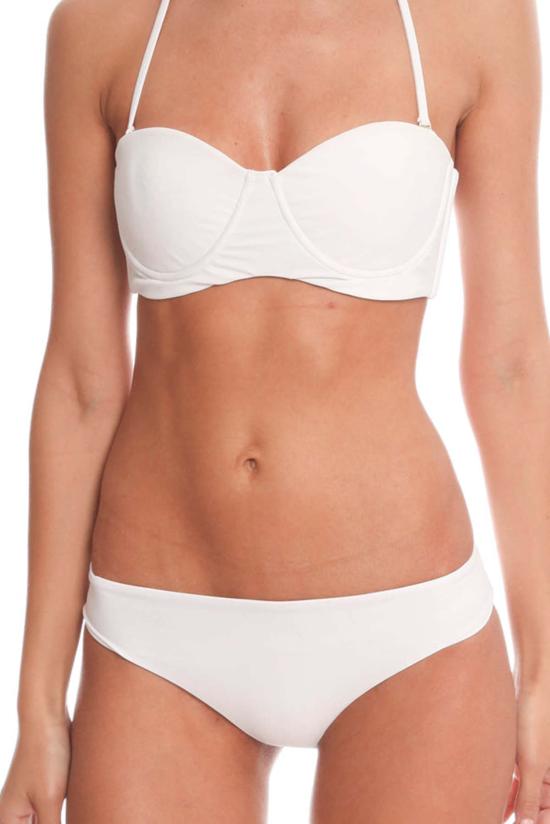  Tori Praver 비키니 수영복 Hoku 바닥 흰색 - OTHER BRANDS