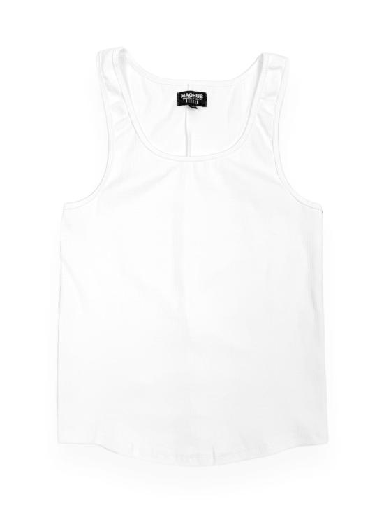  마커스 민소매 티셔츠 마쿠스 프라이빗 라벨 더 탱크 화이트