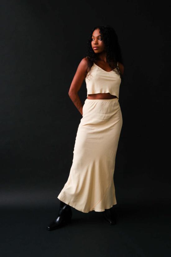  SHANI 라운지 웨어 샤니 슬립탑 버터 - OTHER BRANDS