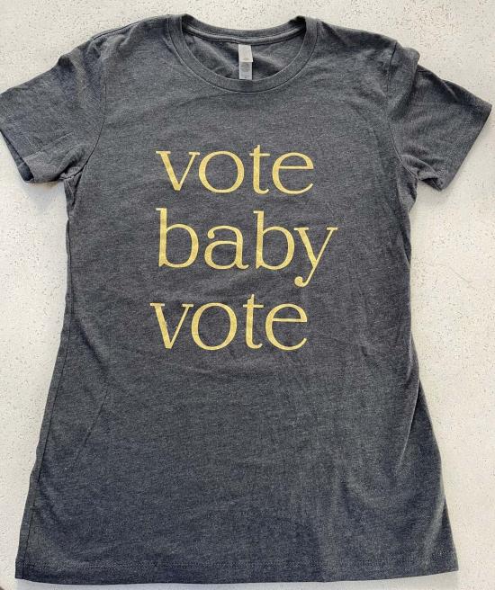  Baby & Company 반팔 티셔츠 베이비앤컴퍼니 투표 베이비 투표 티셔츠 다크 그레이 - OTHER BRANDS