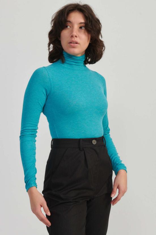  아메리칸 빈티지 바디수트 티셔츠 오딜 바디수트 시사이드 멜란지 - AMERICAN VINTAGE