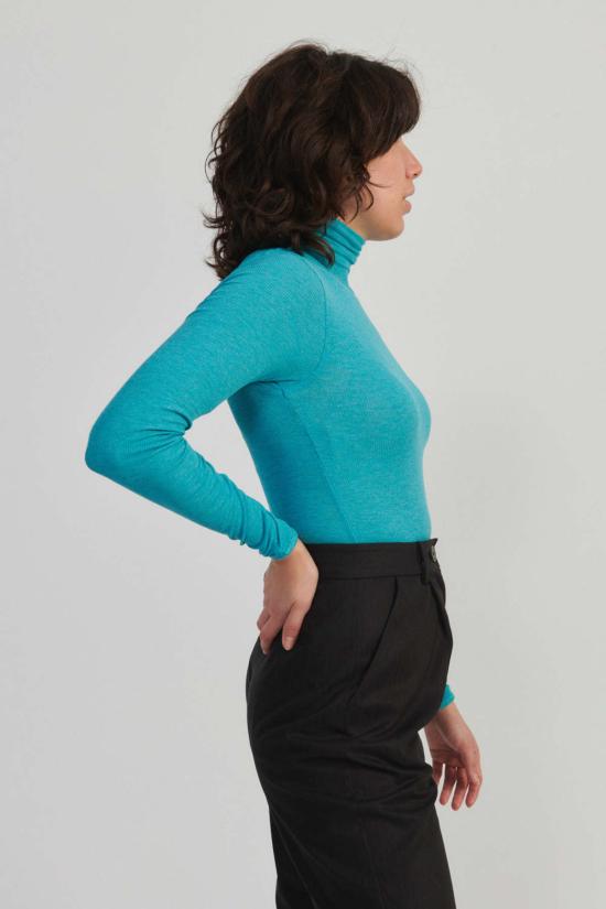  아메리칸 빈티지 바디수트 티셔츠 오딜 바디수트 시사이드 멜란지 - AMERICAN VINTAGE