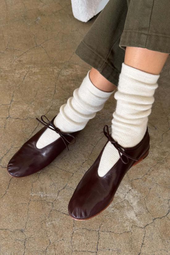  르 본 숍 양말 캠퍼 삭스 오트밀 - Le Bon Shoppe