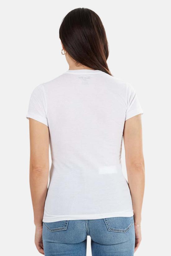  블루&크림 반팔 티셔츠 램튼스 체스트 로고 크루넥 티셔츠 화이트 - BLUE&CREAM