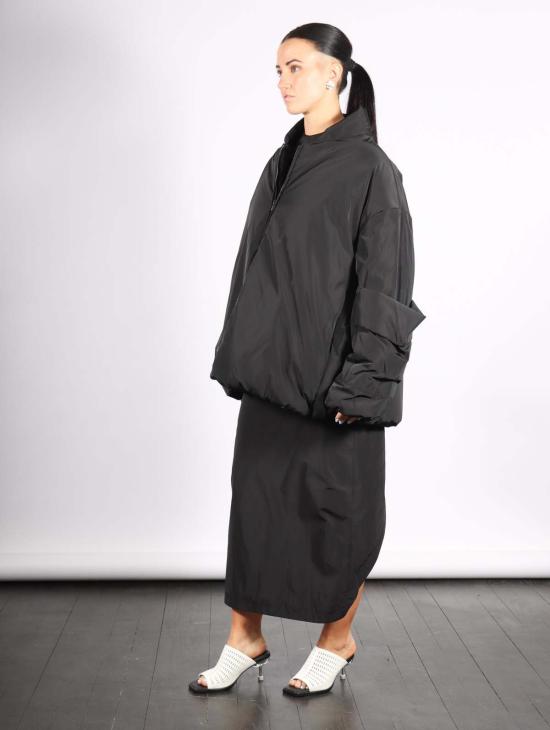  칼카테라 봄버 자켓 봄버 코트 블랙 - CALCATERRA