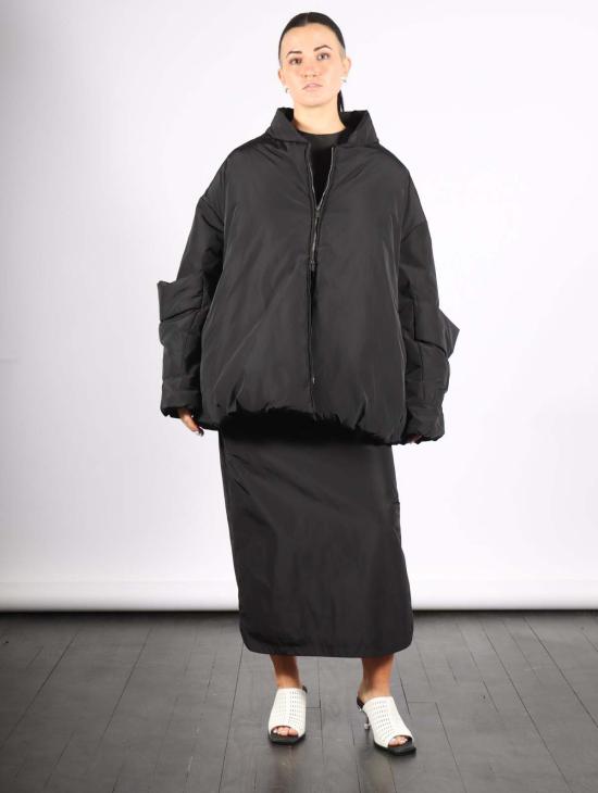  칼카테라 봄버 자켓 봄버 코트 블랙