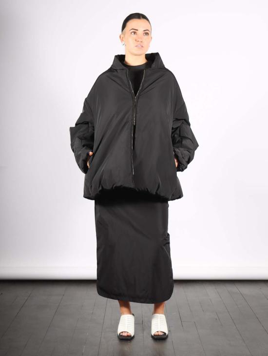  칼카테라 봄버 자켓 봄버 코트 블랙 - CALCATERRA