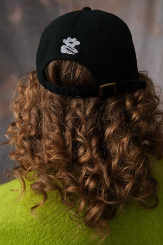  파이프앤로우 볼캡 로고 햇 워시드 블랙 - PIPE & ROW