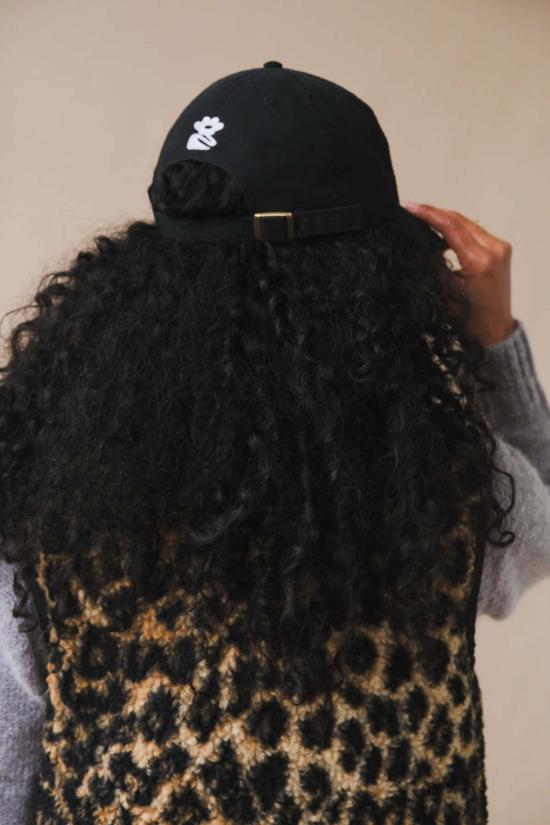  파이프앤로우 볼캡 로고 햇 워시드 블랙 - PIPE & ROW