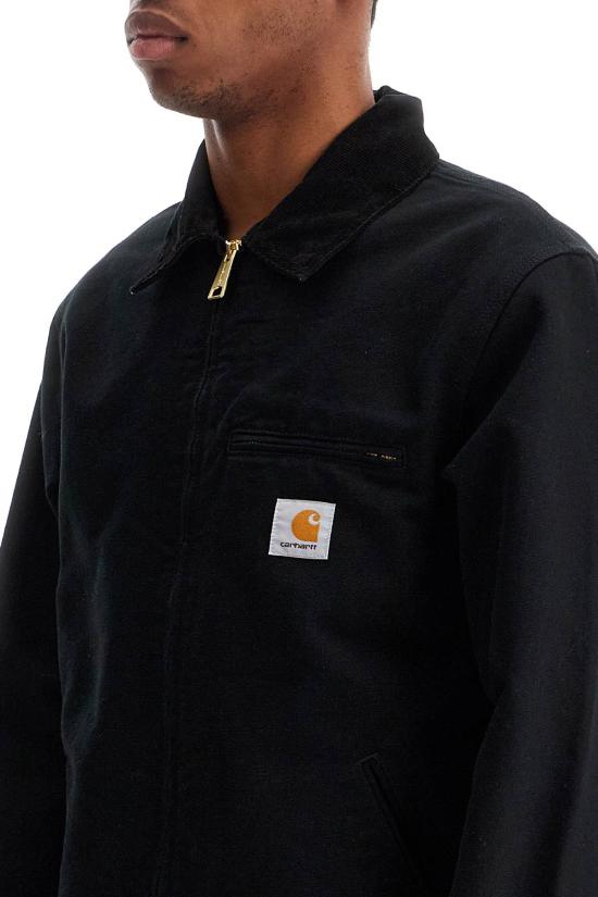 26FW 칼하트 WIP 디트로이트 자켓 I033112 00E02 BLACK RINSED DOM - CARHARTT WIP