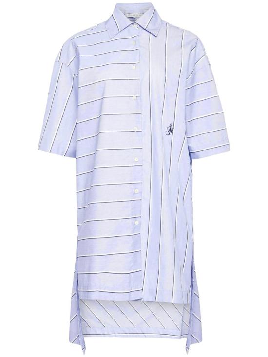 25SS JW앤더슨 미디 원피스 DR0475PG1142 803 GLACIER BLUE