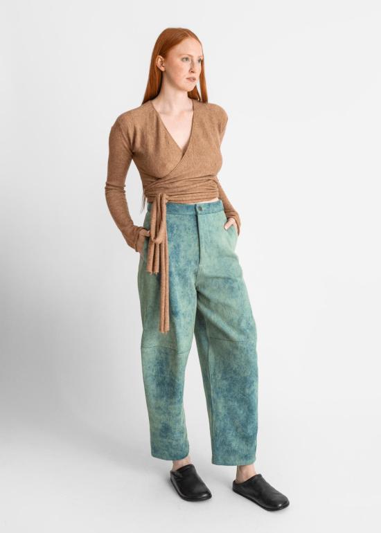  로렌 마누지안 데님 팬츠 스트럭처 진 애시드 - LAUREN MANOOGIAN