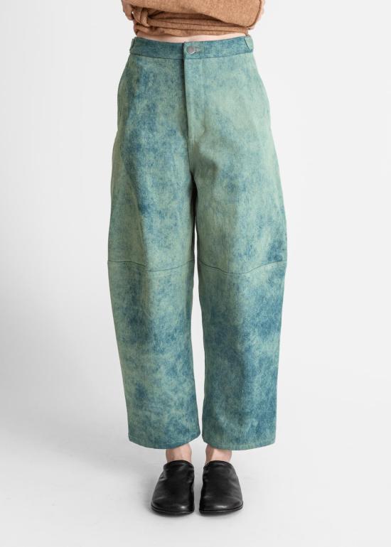  로렌 마누지안 데님 팬츠 스트럭처 진 애시드