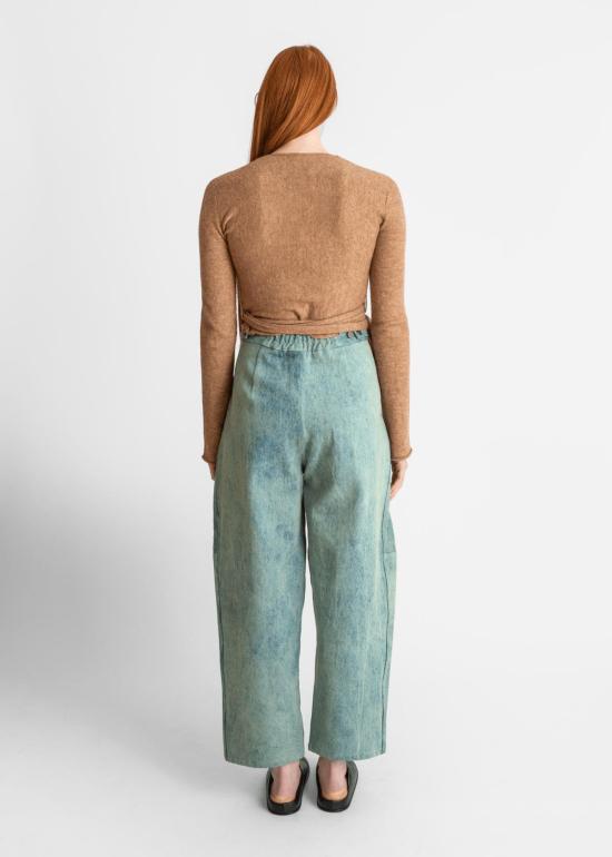  로렌 마누지안 데님 팬츠 스트럭처 진 애시드 - LAUREN MANOOGIAN