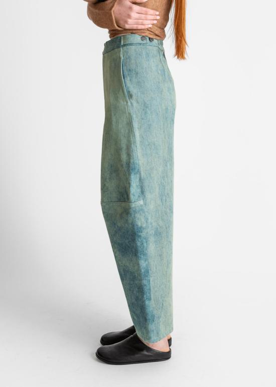  로렌 마누지안 데님 팬츠 스트럭처 진 애시드 - LAUREN MANOOGIAN