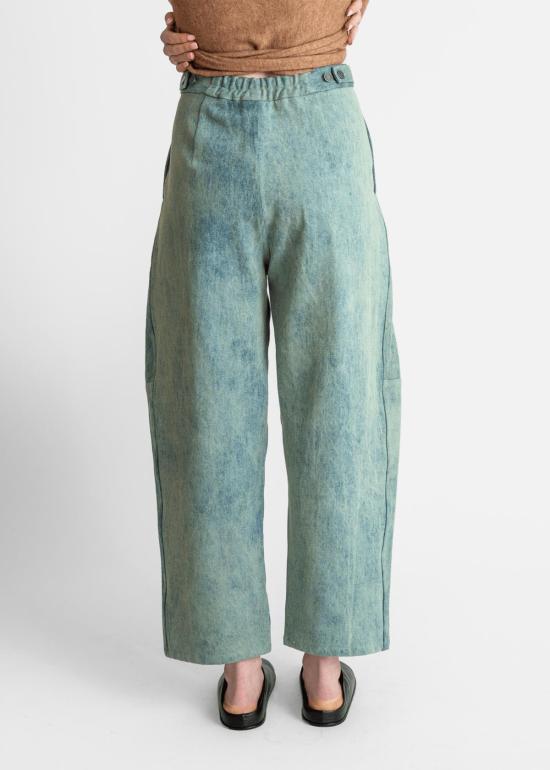  로렌 마누지안 데님 팬츠 스트럭처 진 애시드 - LAUREN MANOOGIAN