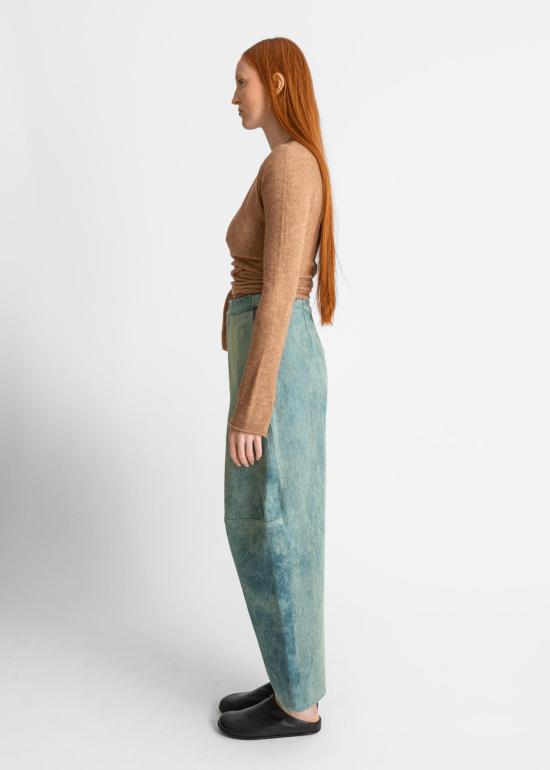  로렌 마누지안 데님 팬츠 스트럭처 진 애시드 - LAUREN MANOOGIAN