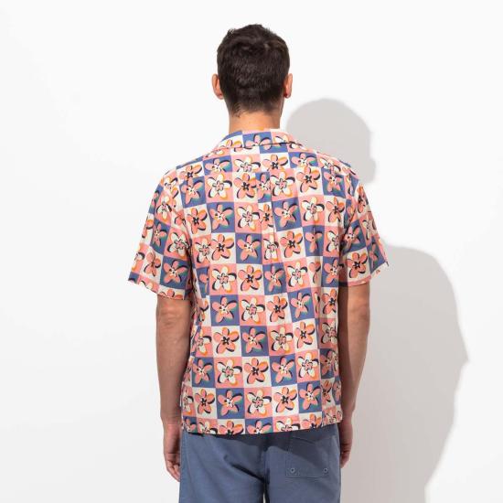  뱅크 저널 긴팔 셔츠 뱅크스 저널 캔디 S/S 워븐  로즈 탄 - BANKS JOURNAL