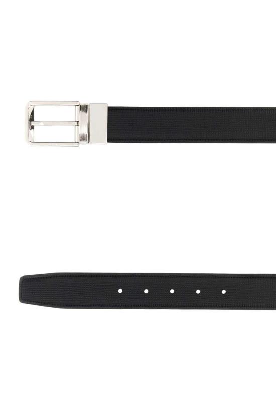 24FW 에르메네질도제냐 가죽 벨트 RLHSPEB001PZ NER - ERMENEGILDO ZEGNA