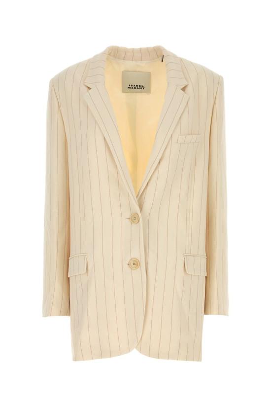 24FW 이자벨마랑 자켓 VE0367FAB3F01I ECBY ECRUBURGUNDY