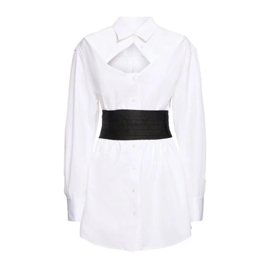 25SS 알렉산더 왕 숏 원피스 1WC1256712 100 WHITE