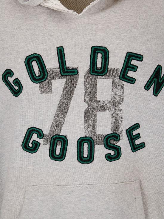 25SS 골든구스 후드 티셔츠 GUP02170P00186160583 GREY - GOLDEN GOOSE