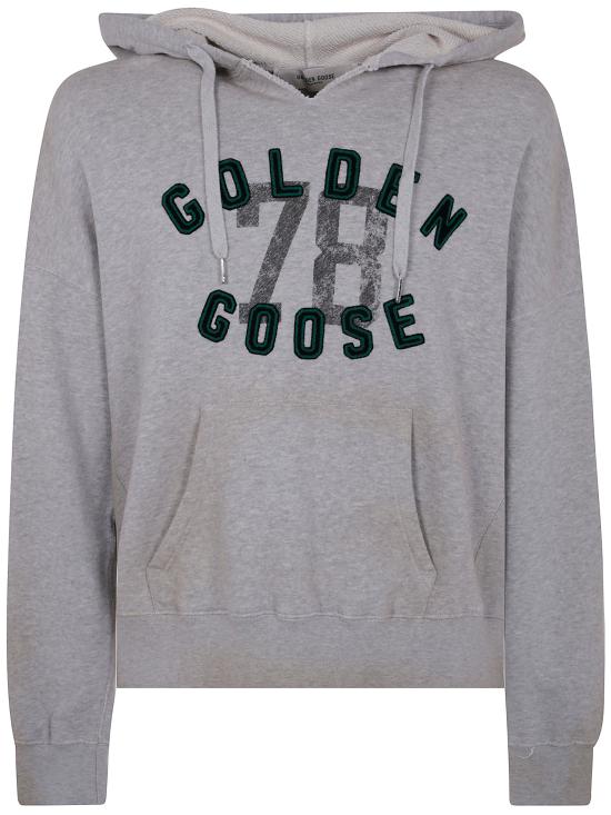 25SS 골든구스 후드 티셔츠 GUP02170P00186160583 GREY - GOLDEN GOOSE