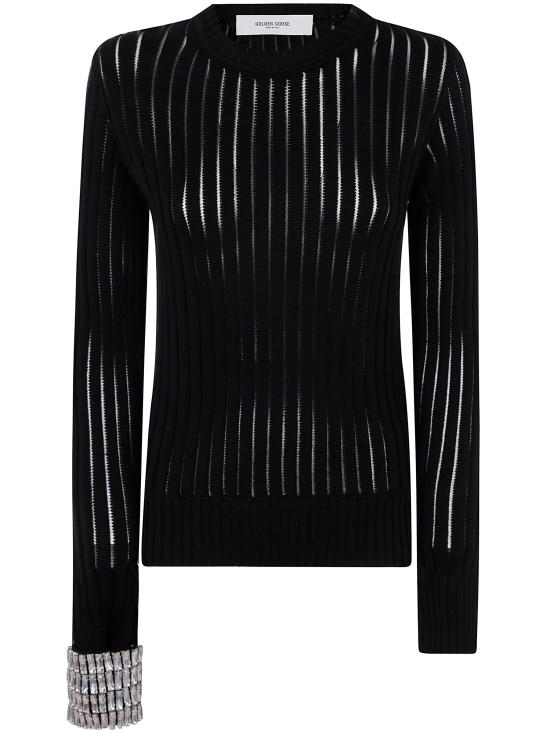 25SS 골든구스 스웨터 GWP02140P00183590100 BLACK