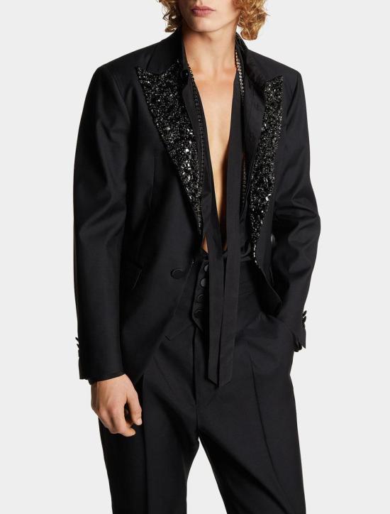 24FW 디스퀘어드2 수트 자켓 S74BN1277S39408900 Black - DSQUARED2