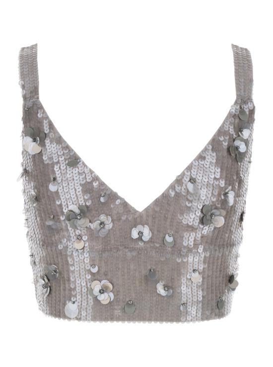 25SS 파로쉬 민소매 티셔츠 D311614GLOW018 Grey - PAROSH