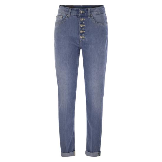  돈답 스트레이트 팬츠 DP26BLDF0266DIO8 MEDIUM DENIM
