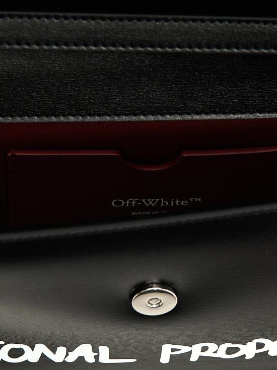 26SS 오프화이트 숄더백 OWNN172C99LEA00210011001 White Black - OFF WHITE