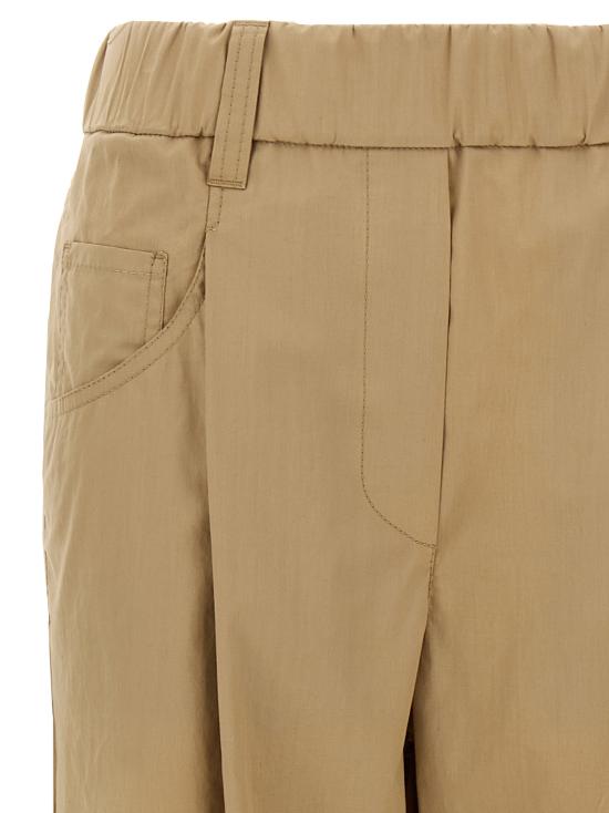 25SS 브루넬로 쿠치넬리 스트레이트 팬츠 M0H93P8907C2871 Brown - BRUNELLO CUCINELLI