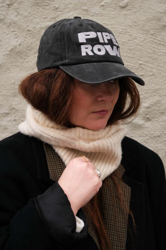  Pipe & Row 모자 파이프앤로우 볼드 로고 햇 페이디드 블랙 - OTHER BRANDS