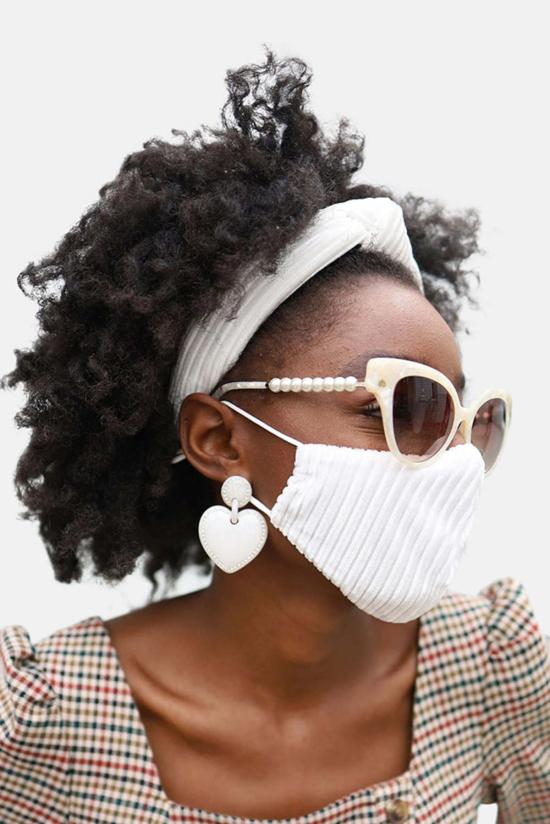  LeLe Sadoughi 벨트 Le Le Sadoughi 라군 스윗하트 마스크 3개 세트 - LELE SADOUGHI