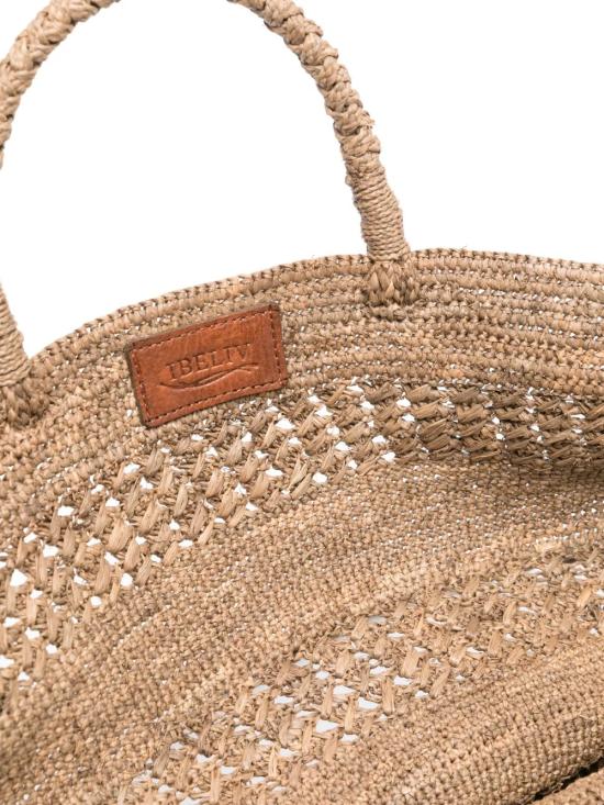 25SS 이벨리브 토트백 SOLDARLTEA Brown - IBELIV